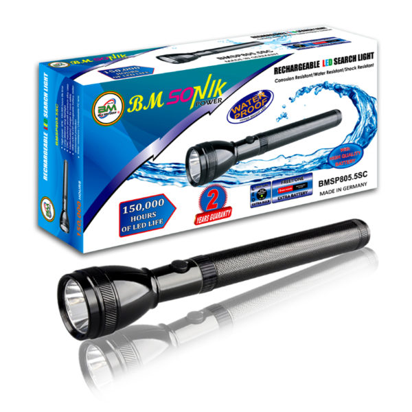 5 battery torch light